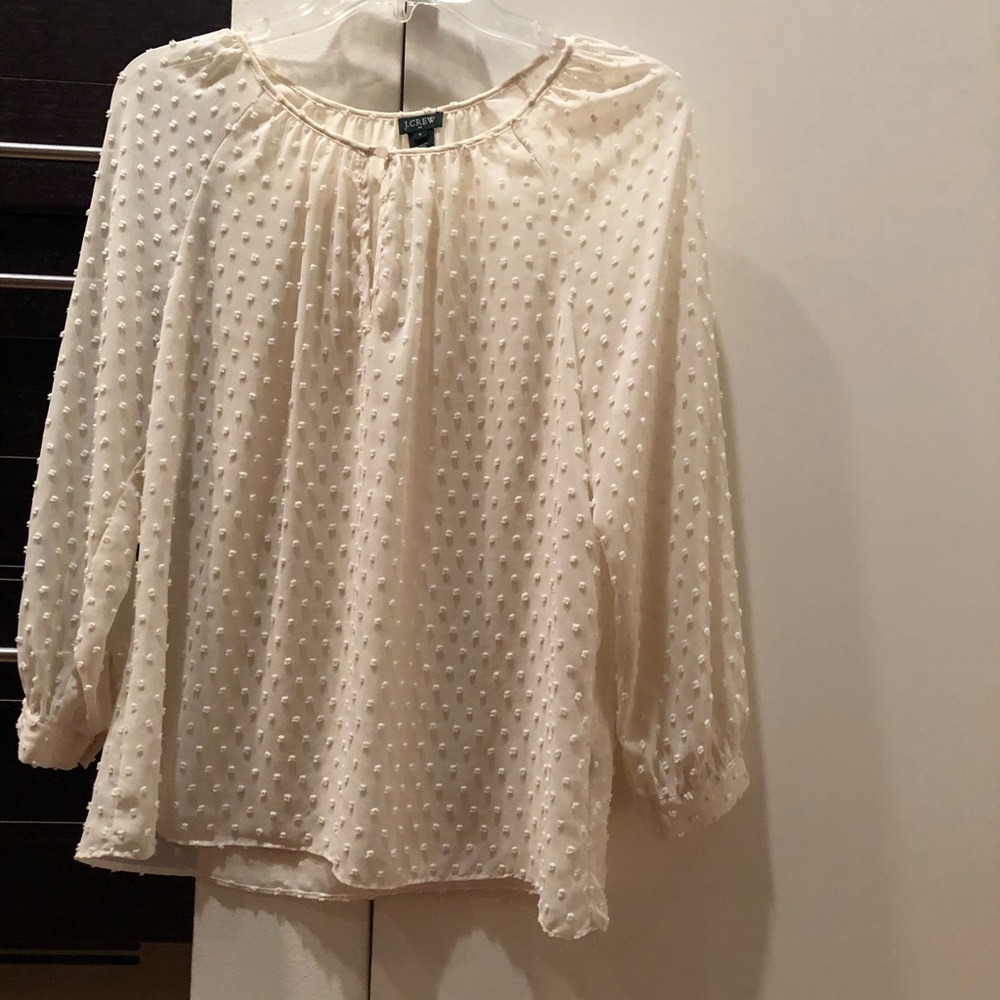J Crew sheer top